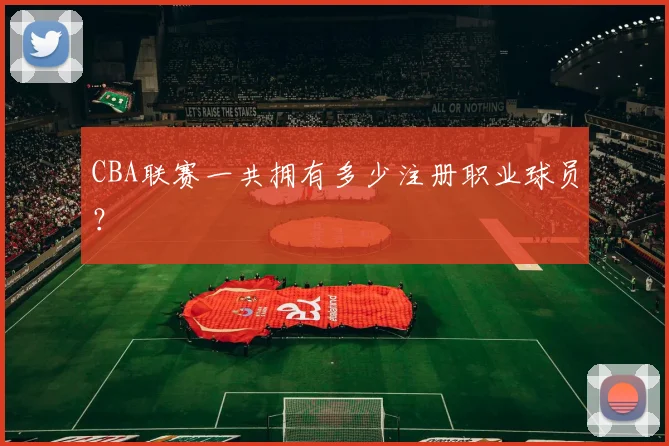 CBA联赛一共拥有多少注册职业球员？
